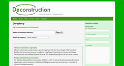 Desktop Screenshot of deconstruction.com