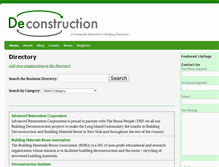 Tablet Screenshot of deconstruction.com